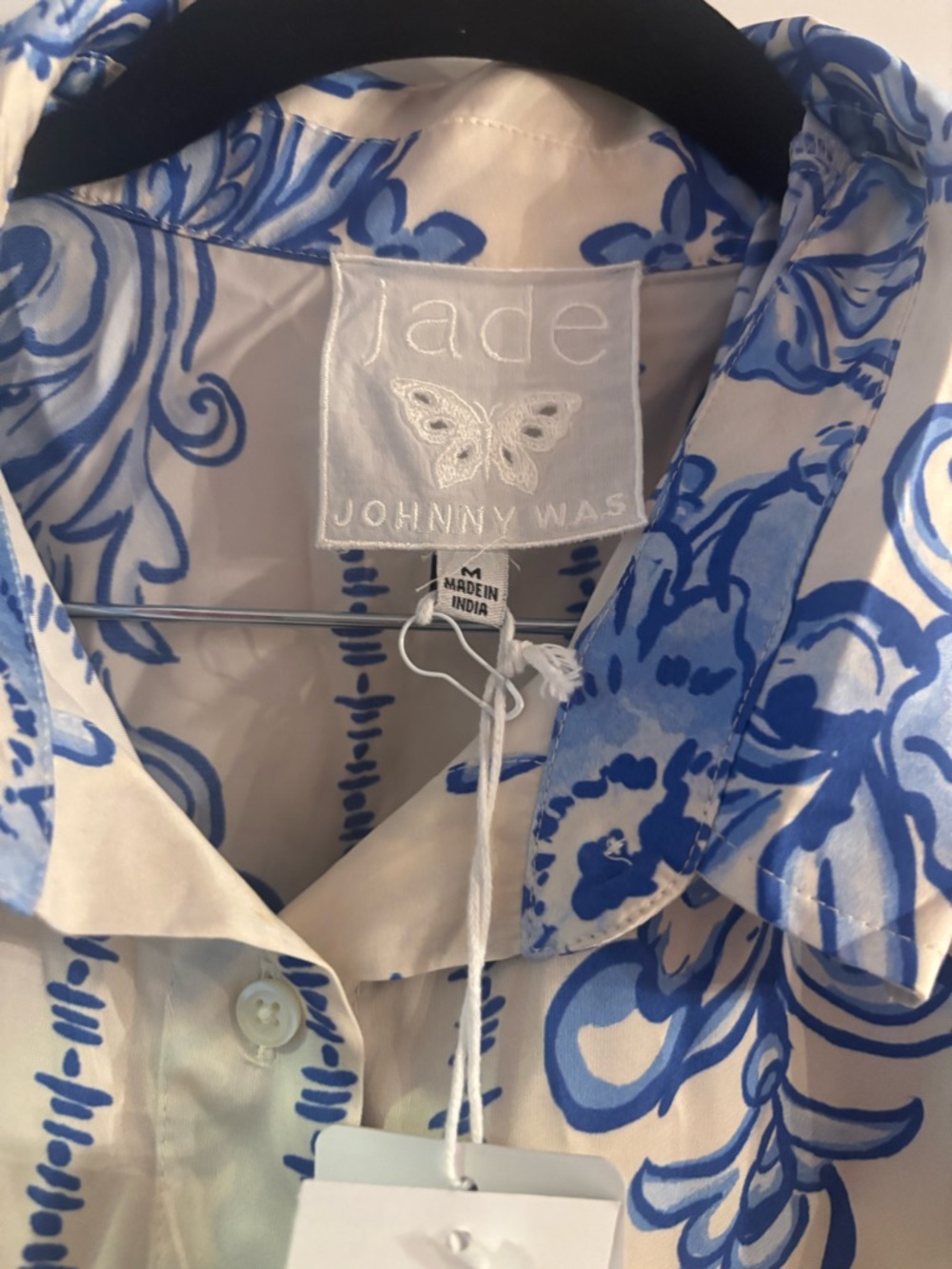 Johnny Was Kenzie Floral Print Shirt and Skirt Set - Picture 12 of 13